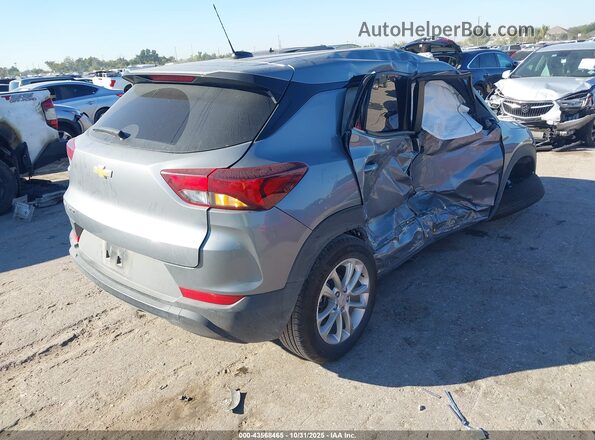 KL79MMSL7RB136263 2024 CHEVROLET TRAILBLAZER Gray Задня права чверть