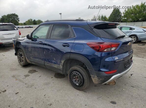 KL79MPS20NB007347 2022 CHEVROLET TRAILBLAZER Blue Trasero izquierdo