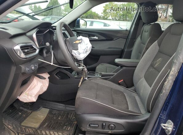 KL79MPS20NB007347 2022 CHEVROLET TRAILBLAZER Blue Vista interior delantera