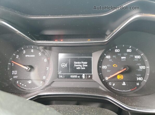 KL79MPS20NB007347 2022 CHEVROLET TRAILBLAZER Blue Vista del cuadro de instrumentos