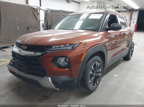 KL79MPS21MB123378 2021 CHEVROLET TRAILBLAZER Brown Front left