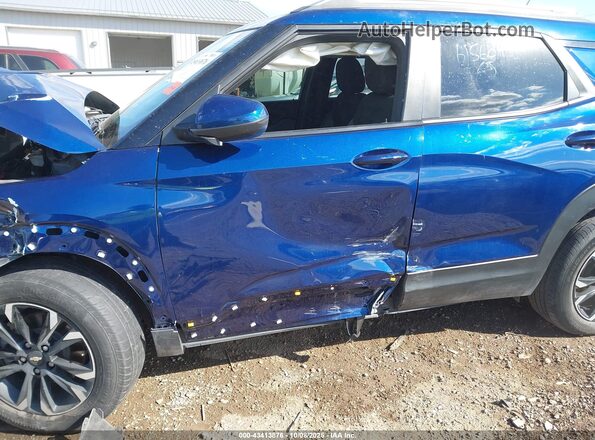 KL79MPS21NB015604 2022 CHEVROLET TRAILBLAZER Blue Vista interior trasera