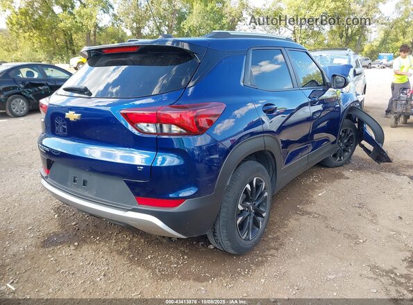 KL79MPS21NB015604 2022 CHEVROLET TRAILBLAZER Blue Trasero derecho