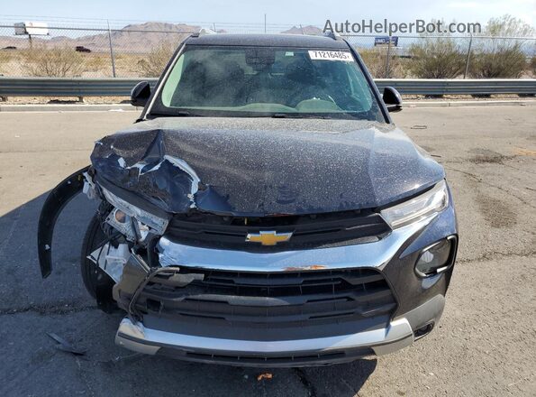 KL79MPS25MB114067 2021 CHEVROLET TRAILBLAZER Black Widok z przodu