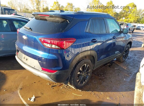 KL79MPSL1NB066321 2022 CHEVROLET TRAILBLAZER Blue Tył prawy