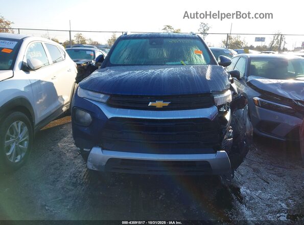 KL79MPSL1NB066321 2022 CHEVROLET TRAILBLAZER Blue Widok wnętrza z tyłu
