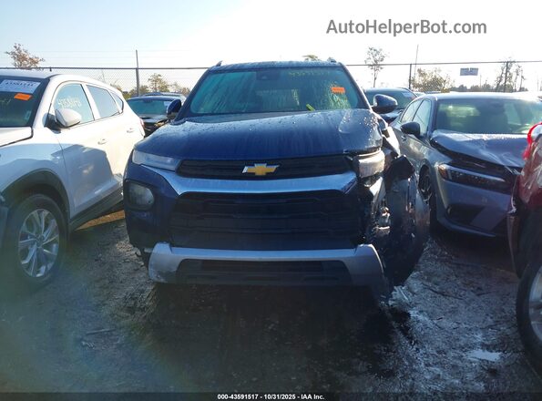 KL79MPSL1NB066321 2022 CHEVROLET TRAILBLAZER Blue Widok z przodu