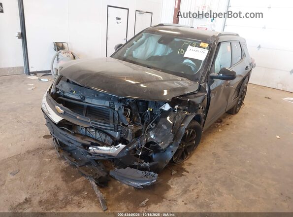 KL79MPSL3NB055563 2022 CHEVROLET TRAILBLAZER Black Widok z przodu