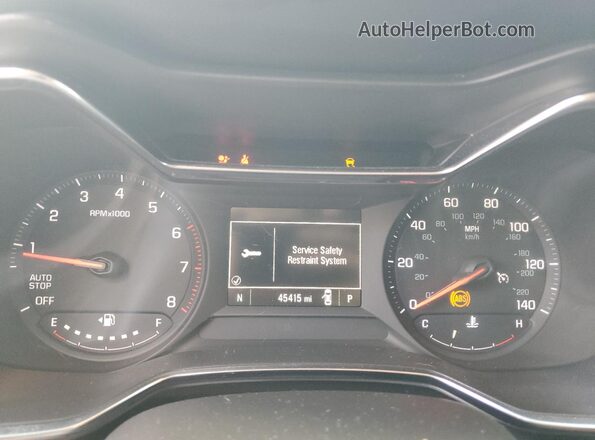 KL79MPSL5PB094500 2023 CHEVROLET TRAILBLAZER Blue Widok zestawu wskaźników