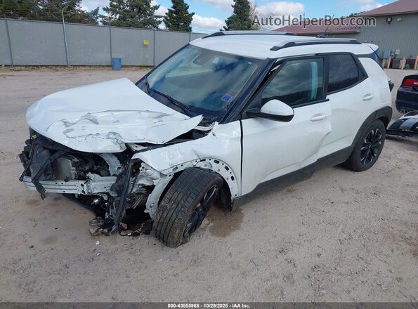 KL79MRSL0PB217339 2023 CHEVROLET TRAILBLAZER White Առջևի ձախ երեք քառորդ տեսարան