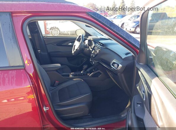KL79MRSL1MB070296 2021 CHEVROLET TRAILBLAZER Red წინა სალონის ხედი
