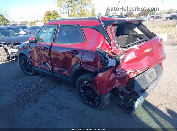 KL79MRSL1MB070296 2021 CHEVROLET TRAILBLAZER Red უკანა მარცხენა