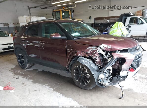 KL79MRSL2NB128529 2022 CHEVROLET TRAILBLAZER Red Widok z przodu