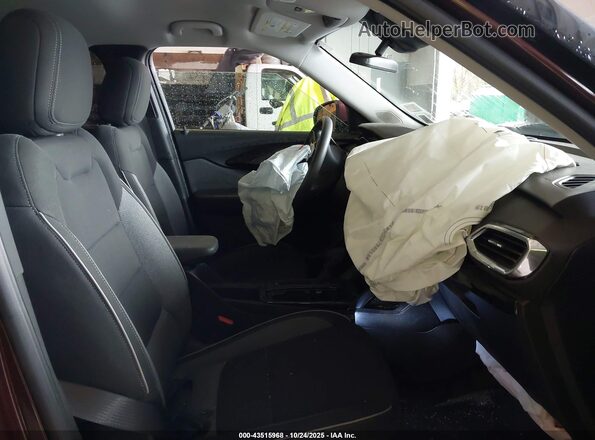 KL79MRSL2NB128529 2022 CHEVROLET TRAILBLAZER Red Widok wnętrza z przodu