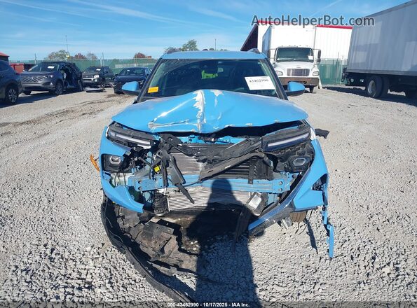 KL79MRSL4RB036084 2024 CHEVROLET TRAILBLAZER Blue Rear interior view