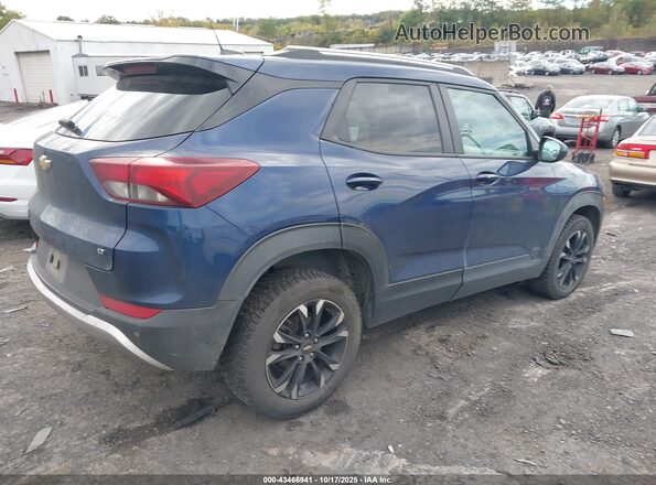 KL79MRSL7NB096323 2022 CHEVROLET TRAILBLAZER Blue Tył prawy