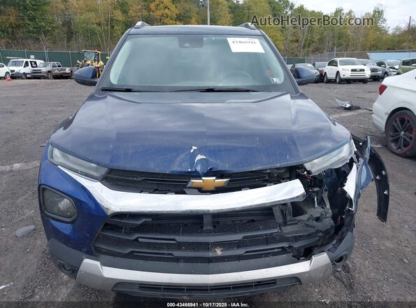 KL79MRSL7NB096323 2022 CHEVROLET TRAILBLAZER Blue Widok zestawu wskaźników