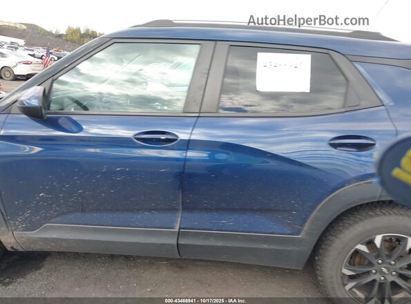 KL79MRSL7NB096323 2022 CHEVROLET TRAILBLAZER Blue Widok wnętrza 360 stopni