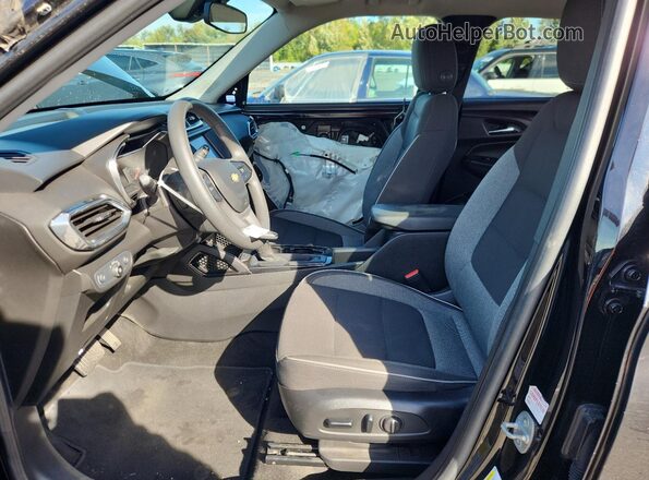 KL79MRSLXMB169067 2021 CHEVROLET TRAILBLAZER Black Вид салону спереду