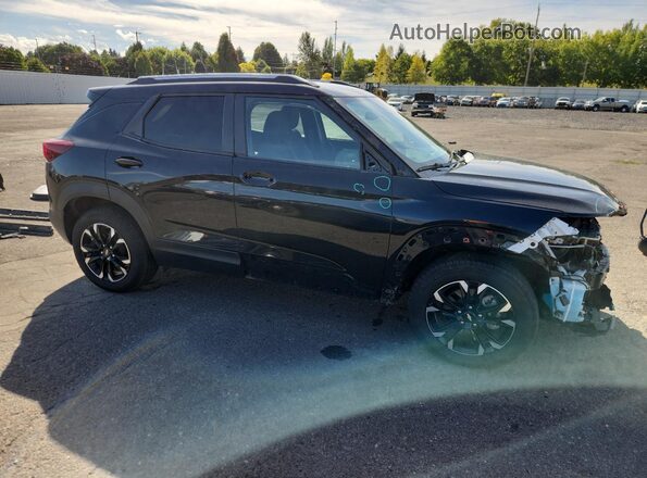 KL79MRSLXMB169067 2021 CHEVROLET TRAILBLAZER Black Передня права чверть