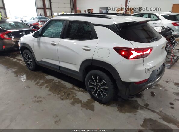 KL79MSSL6NB024259 2022 CHEVROLET TRAILBLAZER White Задня ліва чверть