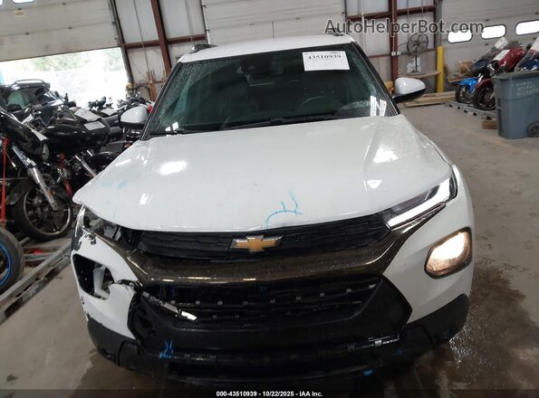 KL79MSSL6NB024259 2022 CHEVROLET TRAILBLAZER White Вид щитка приладів