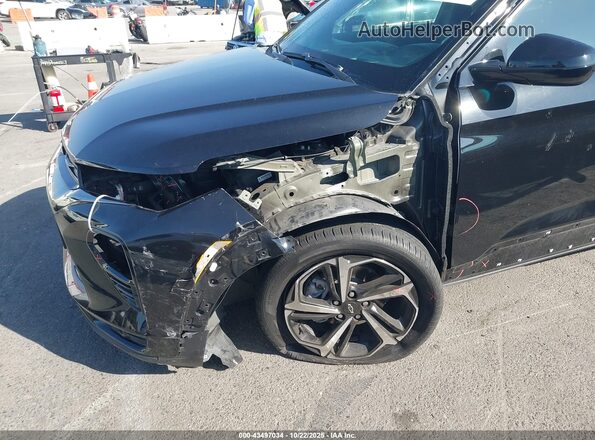 KL79MTSL2NB063422 2022 CHEVROLET TRAILBLAZER Black Вид спереду