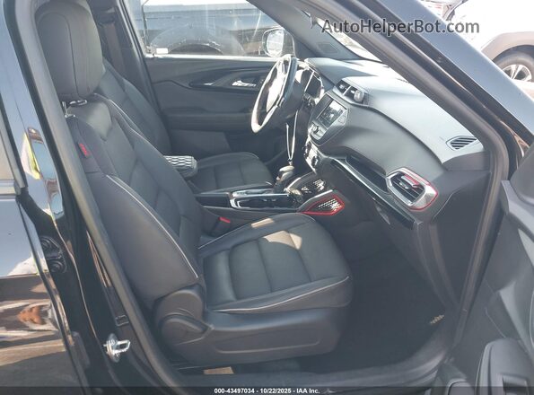 KL79MTSL2NB063422 2022 CHEVROLET TRAILBLAZER Black Вид салону спереду