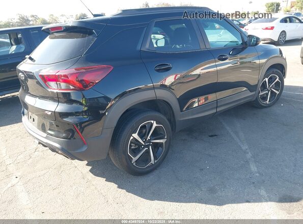 KL79MTSL2NB063422 2022 CHEVROLET TRAILBLAZER Black Задня права чверть