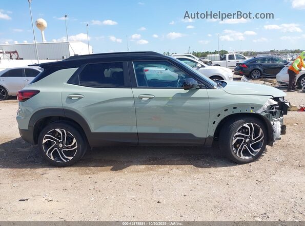 KL79MTSL2RB136214 2024 CHEVROLET TRAILBLAZER Green Панорамний вид салону 360°