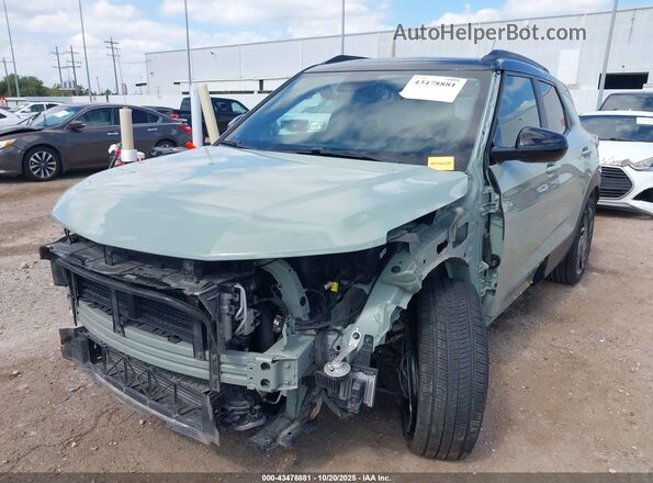 KL79MTSL2RB136214 2024 CHEVROLET TRAILBLAZER Green Вид спереду