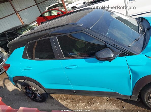 KL79MTSL3MB173071 2021 CHEVROLET TRAILBLAZER Turquoise უკანა სალონის ხედი