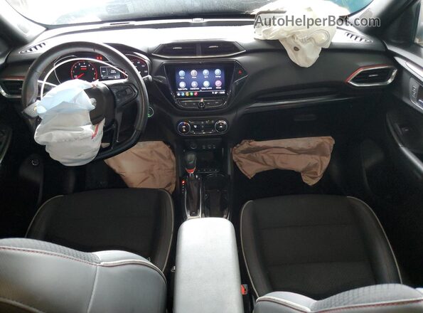 KL79MTSL5MB162721 2021 CHEVROLET TRAILBLAZER Turquoise Առջևի վահանակի տեսք