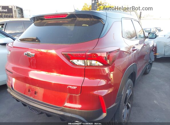 KL79MTSL8NB098997 2022 CHEVROLET TRAILBLAZER Red Tył prawy