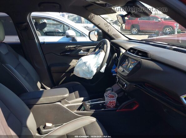 KL79MTSL8NB098997 2022 CHEVROLET TRAILBLAZER Red Widok wnętrza z przodu