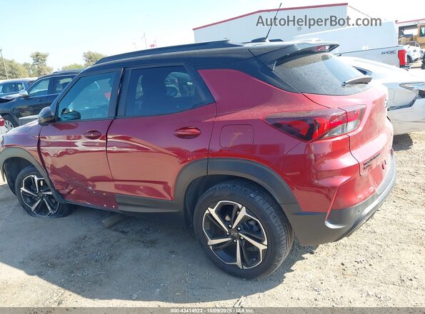 KL79MUSL4MB049896 2021 CHEVROLET TRAILBLAZER Red Vista interior de 360 grados
