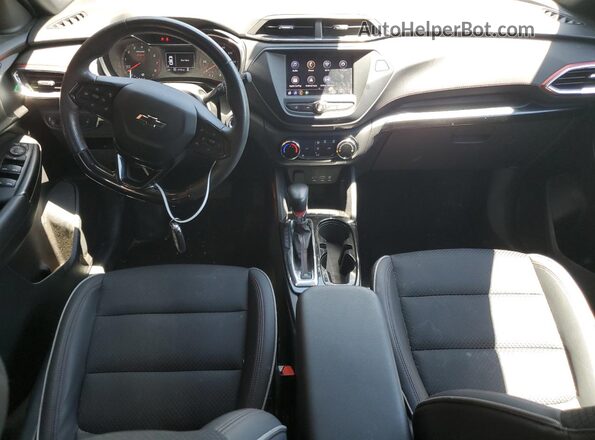 KL79MUSL9NB076609 2022 CHEVROLET TRAILBLAZER Black Widok deski rozdzielczej