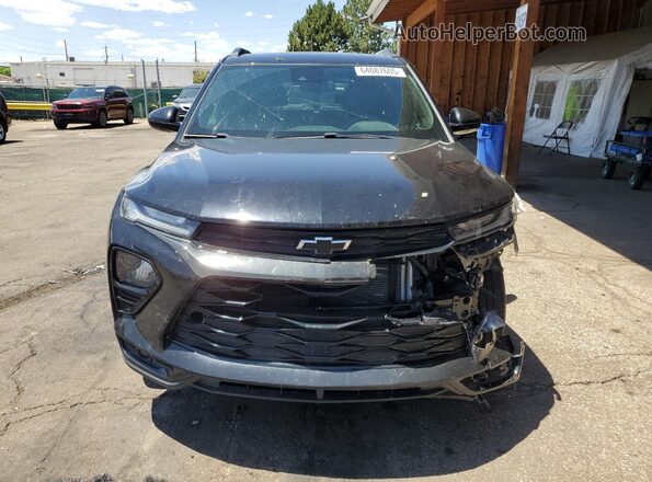 KL79MUSL9NB076609 2022 CHEVROLET TRAILBLAZER Black Widok z przodu