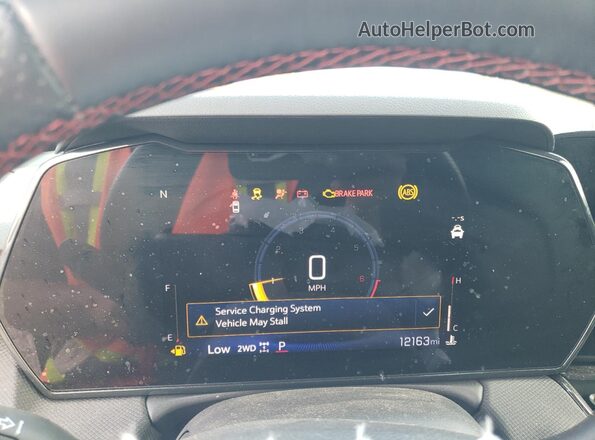 KL79MUSL9SB011626 2025 CHEVROLET TRAILBLAZER Black Instrument cluster view