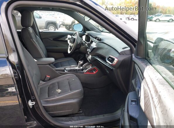 KL79MUSLXMB147704 2021 CHEVROLET TRAILBLAZER Black Front interior view