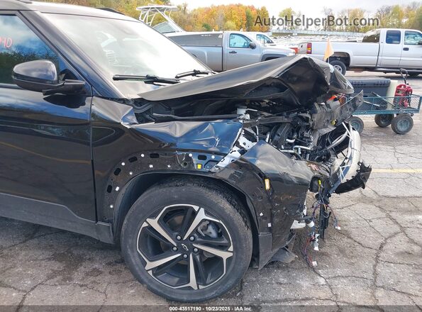 KL79MUSLXMB147704 2021 CHEVROLET TRAILBLAZER Black Front view