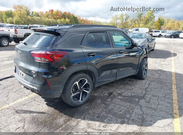 KL79MUSLXMB147704 2021 CHEVROLET TRAILBLAZER Black Rear right