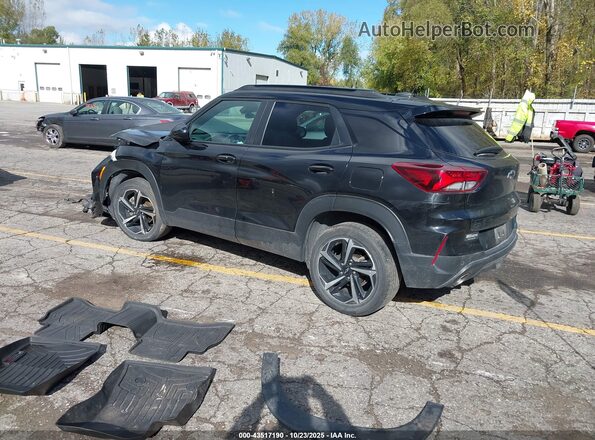 KL79MUSLXMB147704 2021 CHEVROLET TRAILBLAZER Black Rear left
