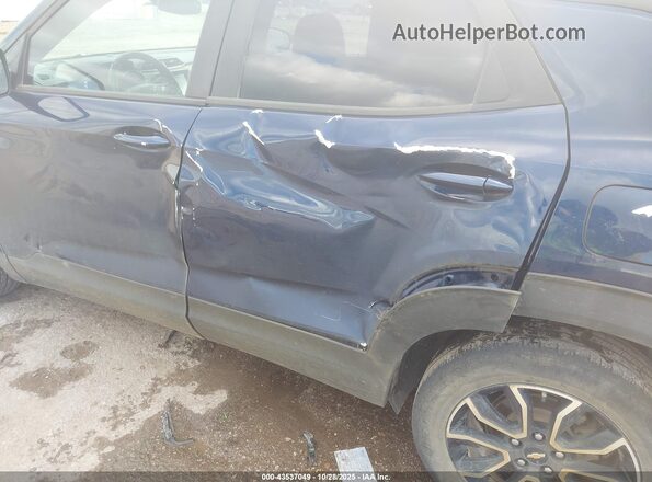 KL79MVSL2NB105471 2022 CHEVROLET TRAILBLAZER Blue Widok z przodu