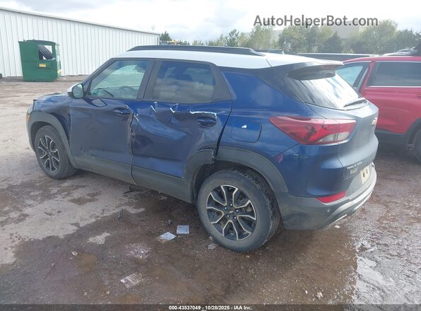 KL79MVSL2NB105471 2022 CHEVROLET TRAILBLAZER Blue Tył lewy