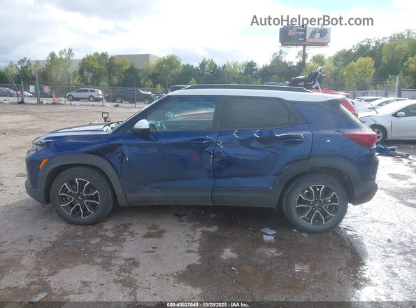 KL79MVSL2NB105471 2022 CHEVROLET TRAILBLAZER Blue Widok wnętrza 360 stopni