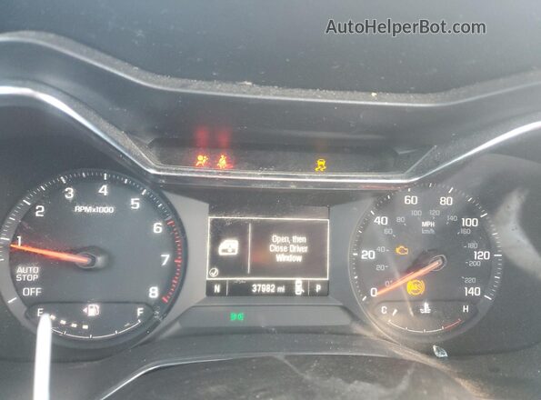 KL79MVSLXPB183516 2023 CHEVROLET TRAILBLAZER Gray Widok zestawu wskaźników