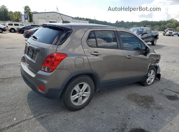 KL7CJKSB7LB354172 2020 CHEVROLET TRAX Gray Trasero derecho