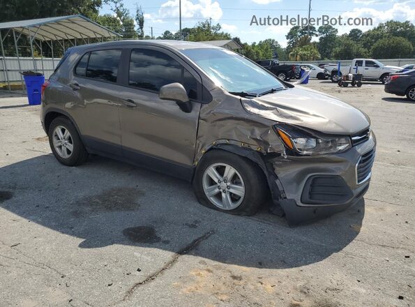 KL7CJKSB7LB354172 2020 CHEVROLET TRAX Gray Delantero derecho