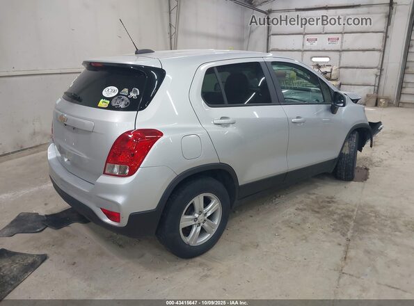 KL7CJKSB8LB319687 2020 CHEVROLET TRAX Gray უკანა მარჯვენა